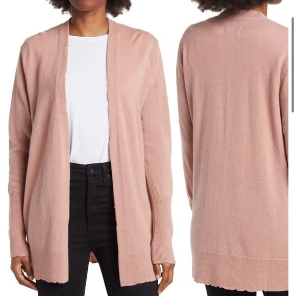 NWT RtA Serge Cashmere Cardigan in Bordeaux - Picture 7 of 8